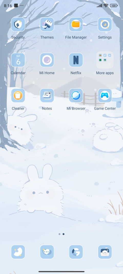 Winter rabbit screenshot
