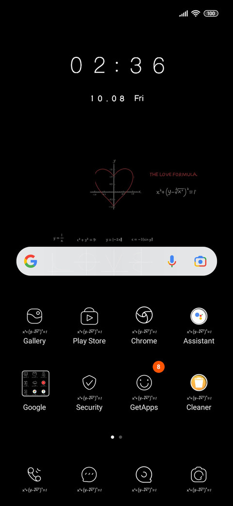 Line love formula screenshot