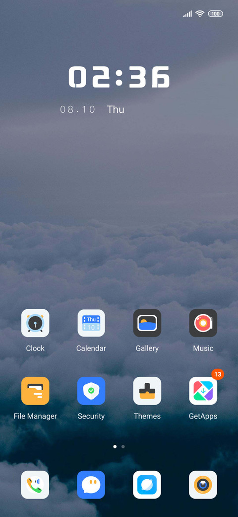 Far away clouds screenshot