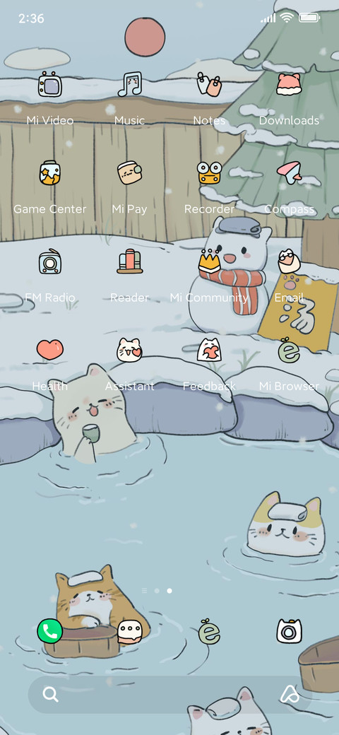Hot spring cat screenshot