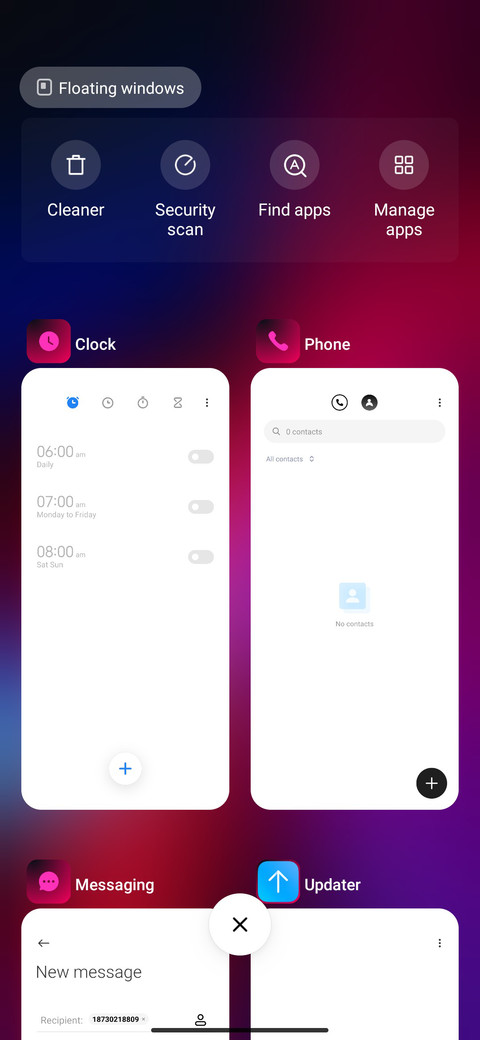 Neon abstract screenshot