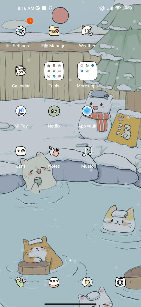 Hot spring cat screenshot