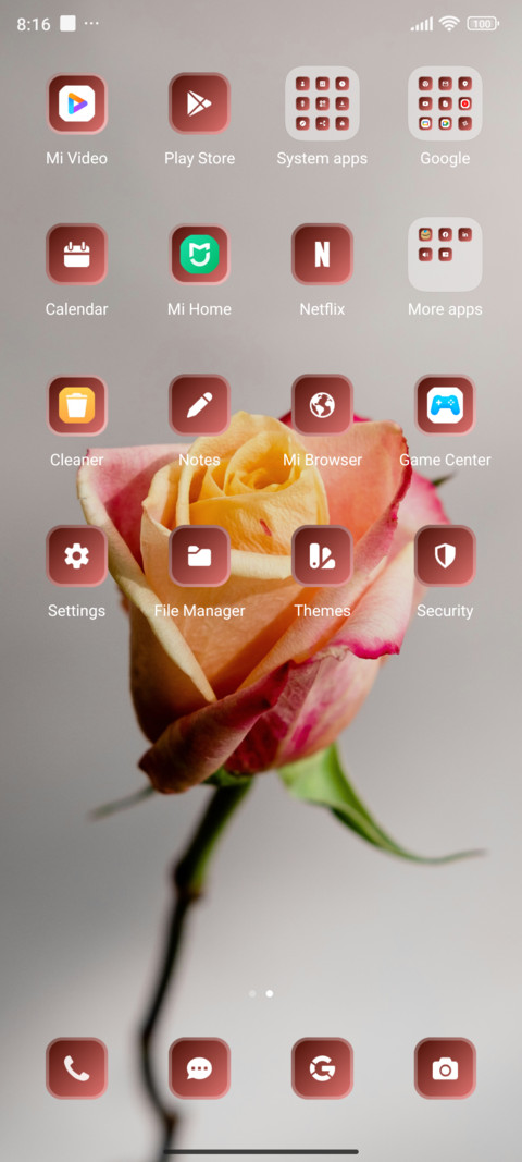 Vibrant Rose screenshot