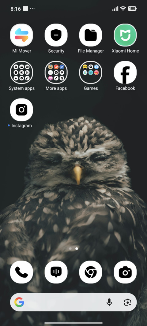 Monochrome Feather screenshot