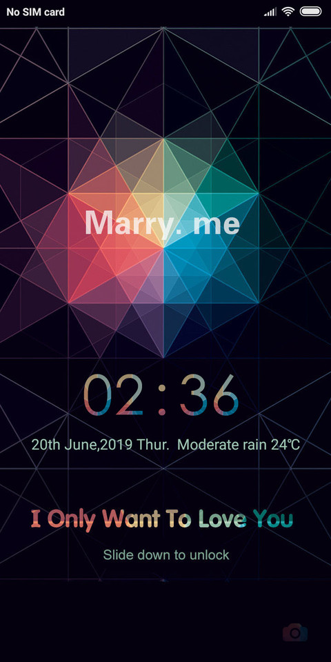 Marry me screenshot