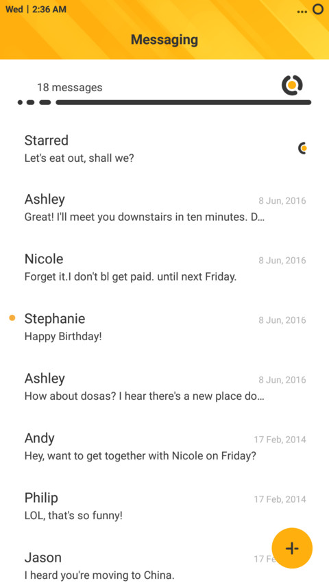 Yellow screenshot