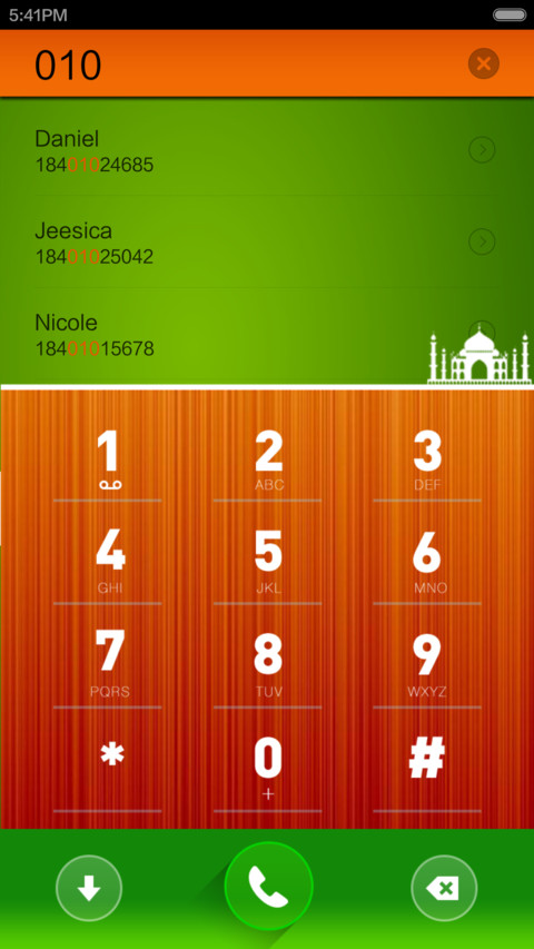 MIUI India Tricolor screenshot