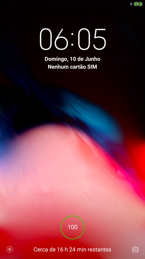 Android P Concept Red screenshot