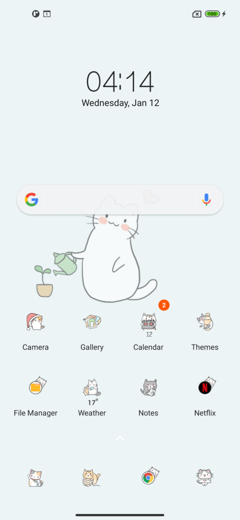 Cute cat screenshot
