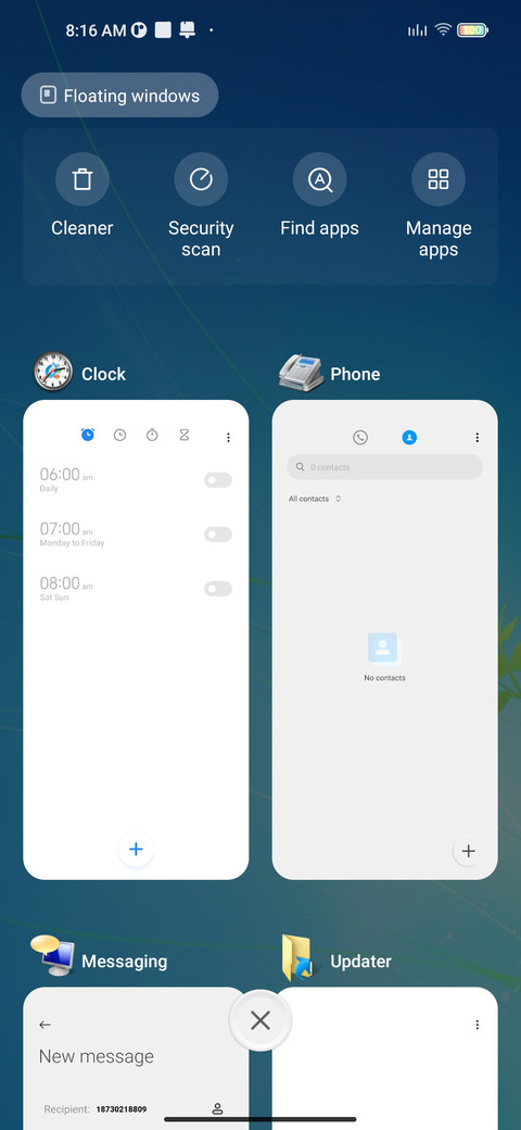 Windows Mobile screenshot