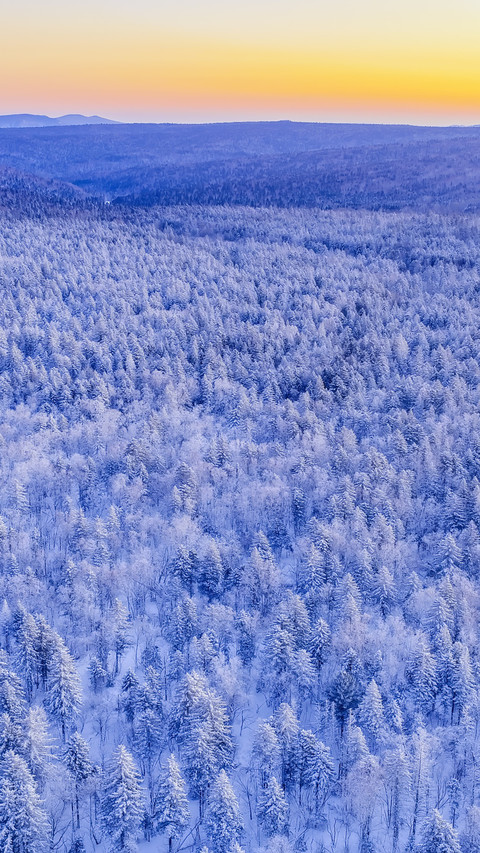 Snowy Ridge Morning Light Fairyland Scenery screenshot