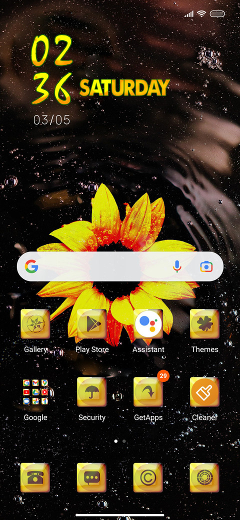 Sunflower Bubbles screenshot
