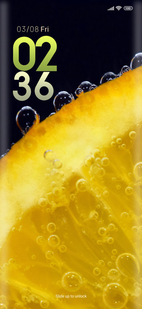 colorful orange screenshot