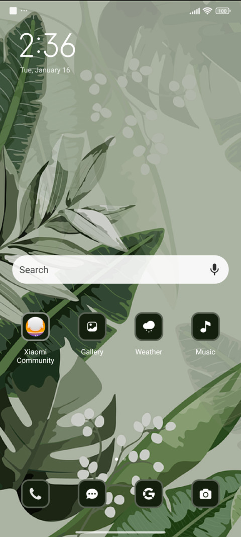 Greenery screenshot