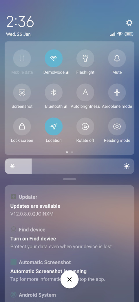 starry sky screenshot