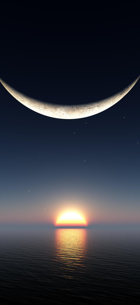 天边的月-视觉中国 screenshot