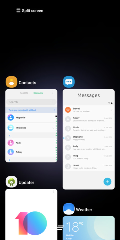 samsung screenshot