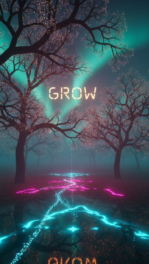Neon Growth Path screenshot