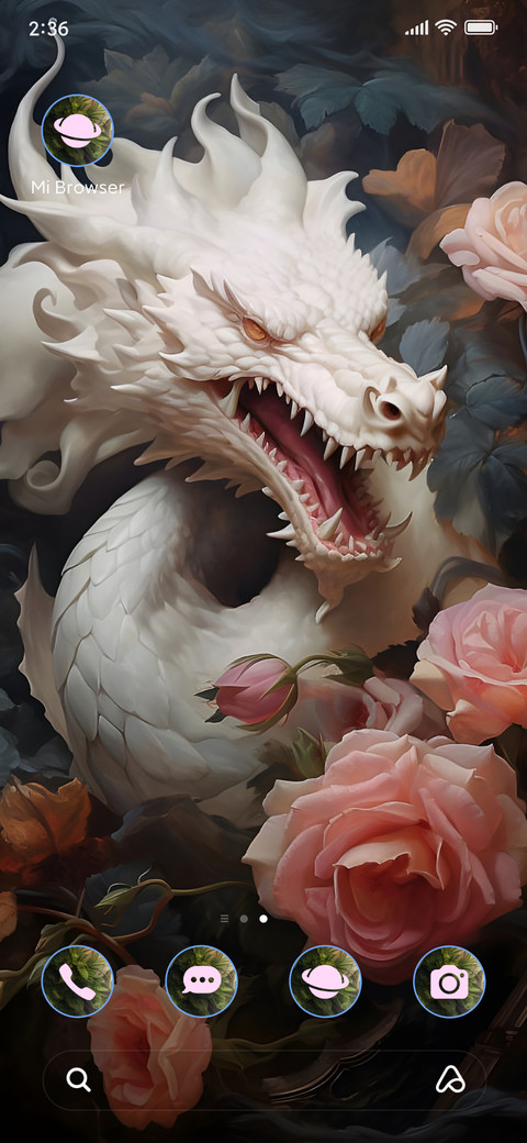 dragon white screenshot