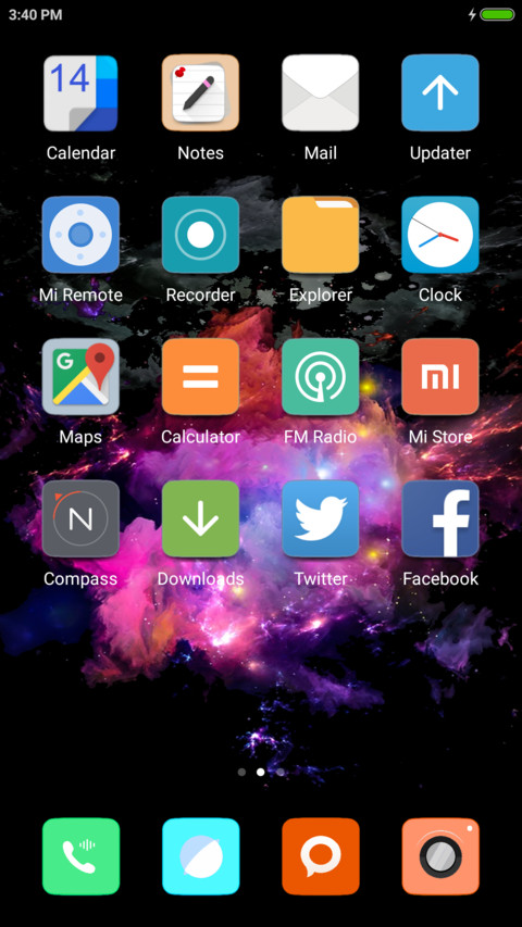 Nebula Dark ui screenshot