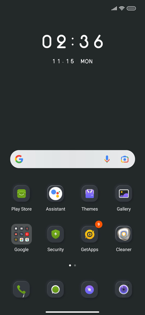 Mimic Gray screenshot