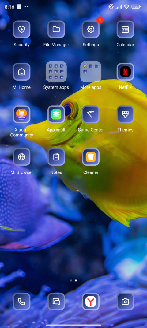 Fish screenshot