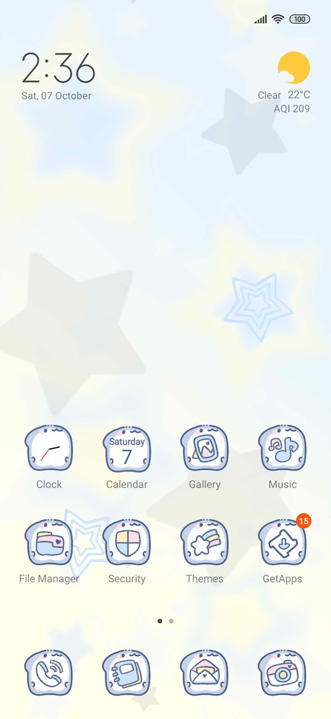 Shark Shake Clock screenshot