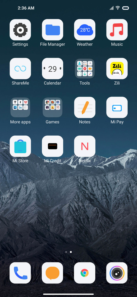 Empty mountain screenshot