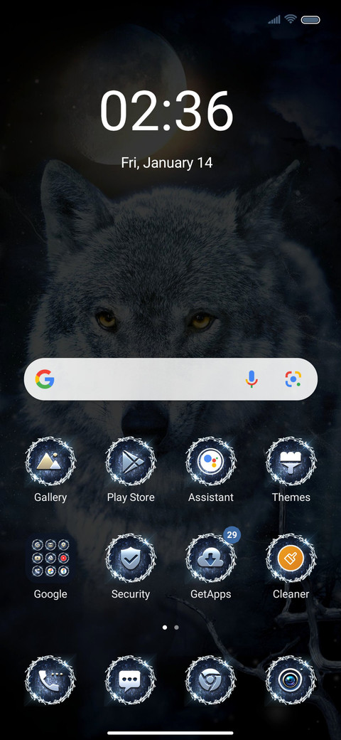 Snow wolf screenshot