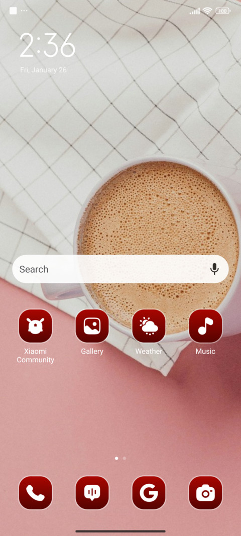 White Mug screenshot