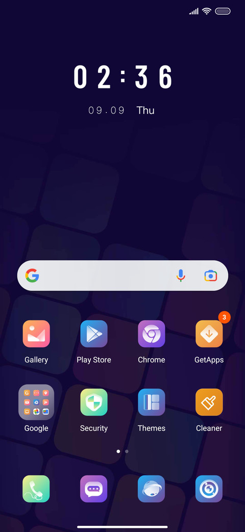 Shining color screenshot