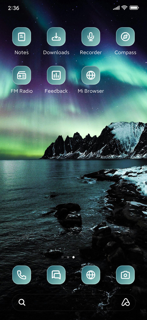 Aurora screenshot
