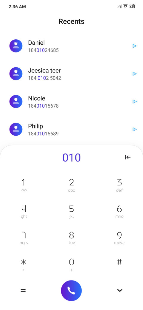 Gradients screenshot