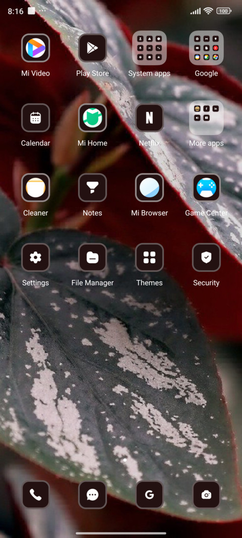 Leaf screenshot