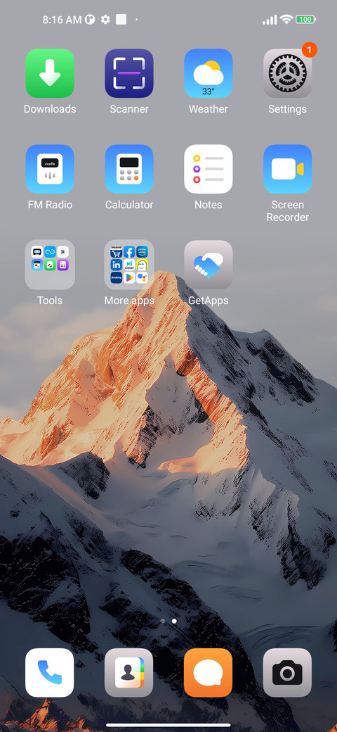 Mountainside Snow screenshot