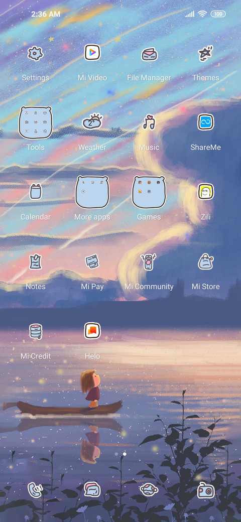 starry sky screenshot