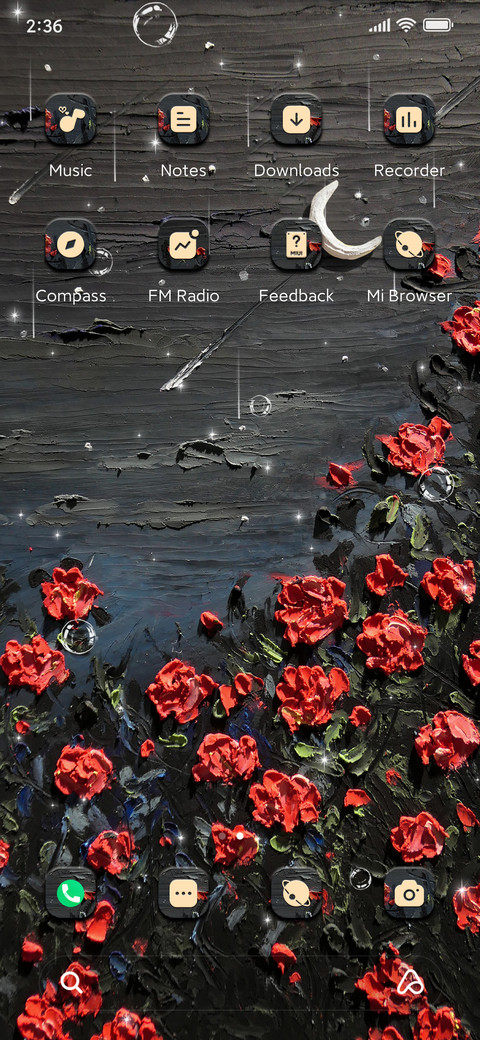 oil painting roses screenshot