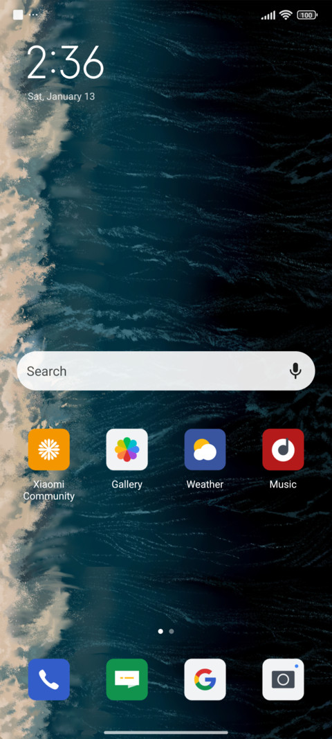 Beauty of waves screenshot