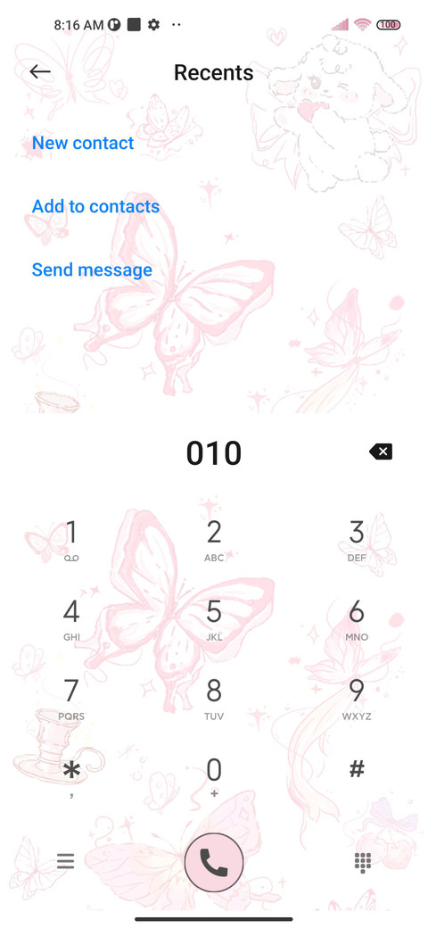 Romantic butterfly screenshot