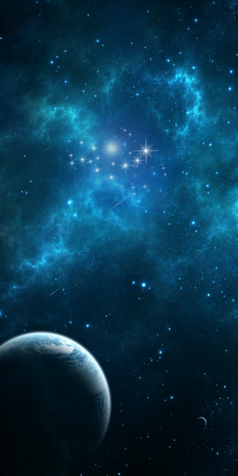 Blue space screenshot