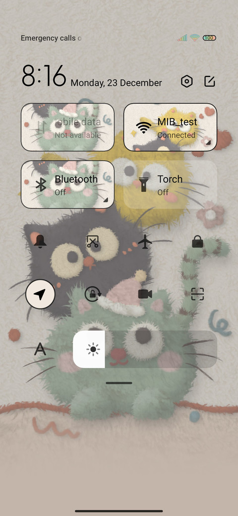 Plush kitten ball screenshot