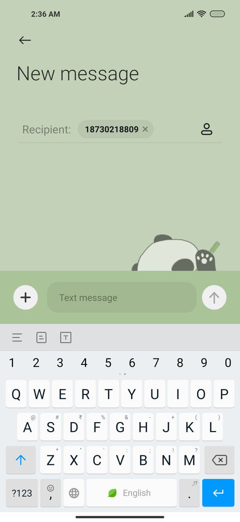 Panda panel screenshot