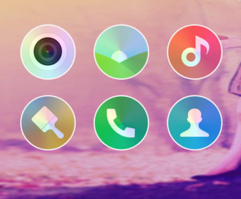 全图标(一个人的寂寞)好评送收费主题 screenshot