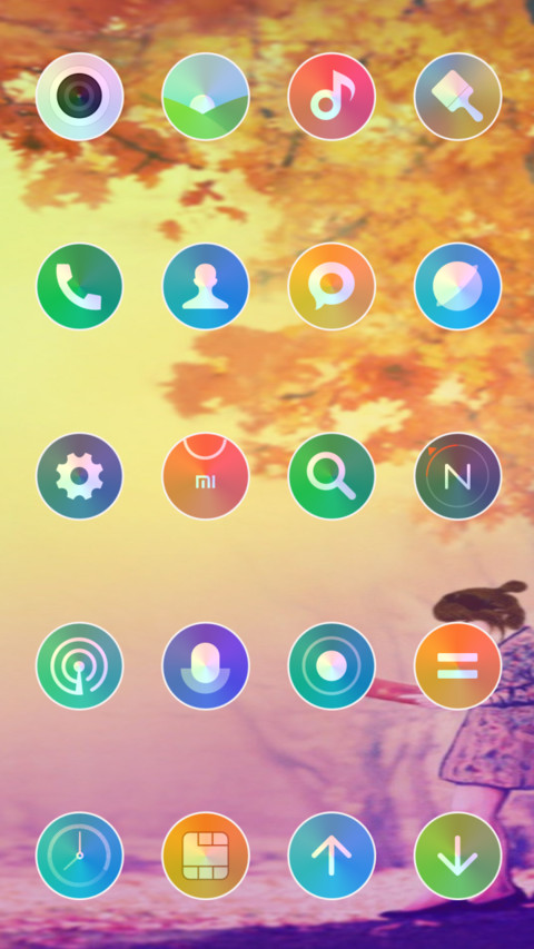 全图标(一个人的寂寞)好评送收费主题 screenshot