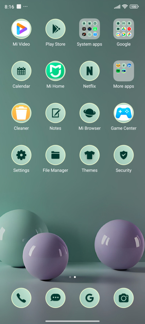 minimal balls screenshot