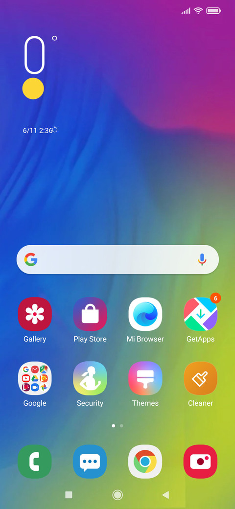 Samsung M Series screenshot