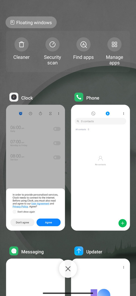 Wall landscape screenshot