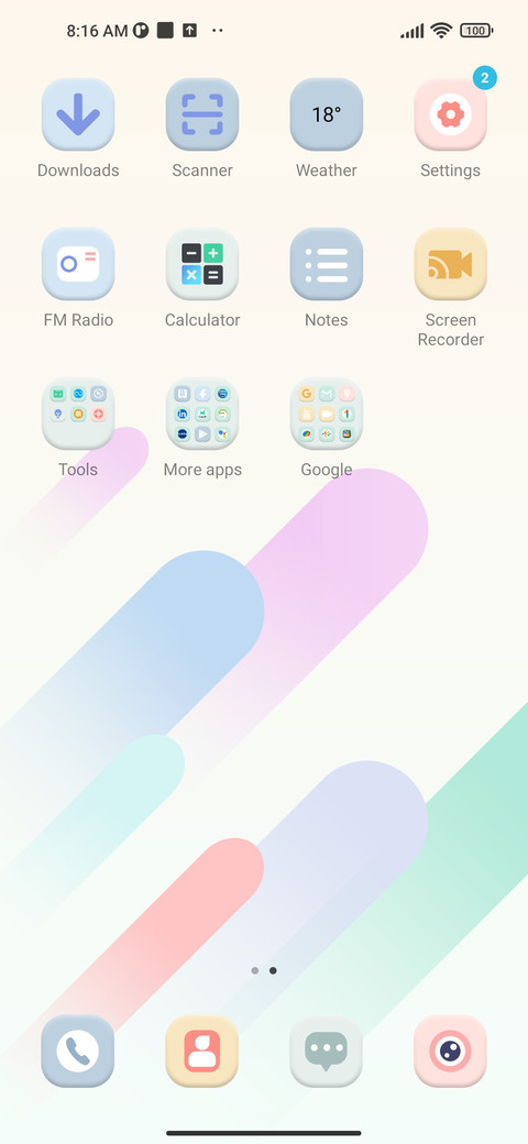 Refreshing stripes screenshot