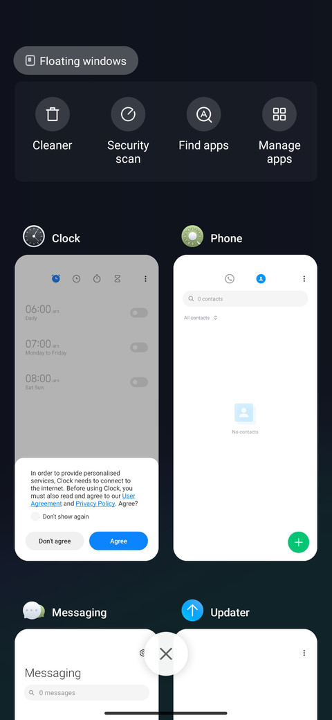 Widget grayscale screenshot