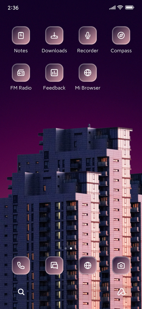 Pink Buildings screenshot